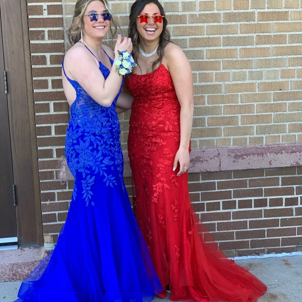 Amarra Red Prom Dress with no alterations